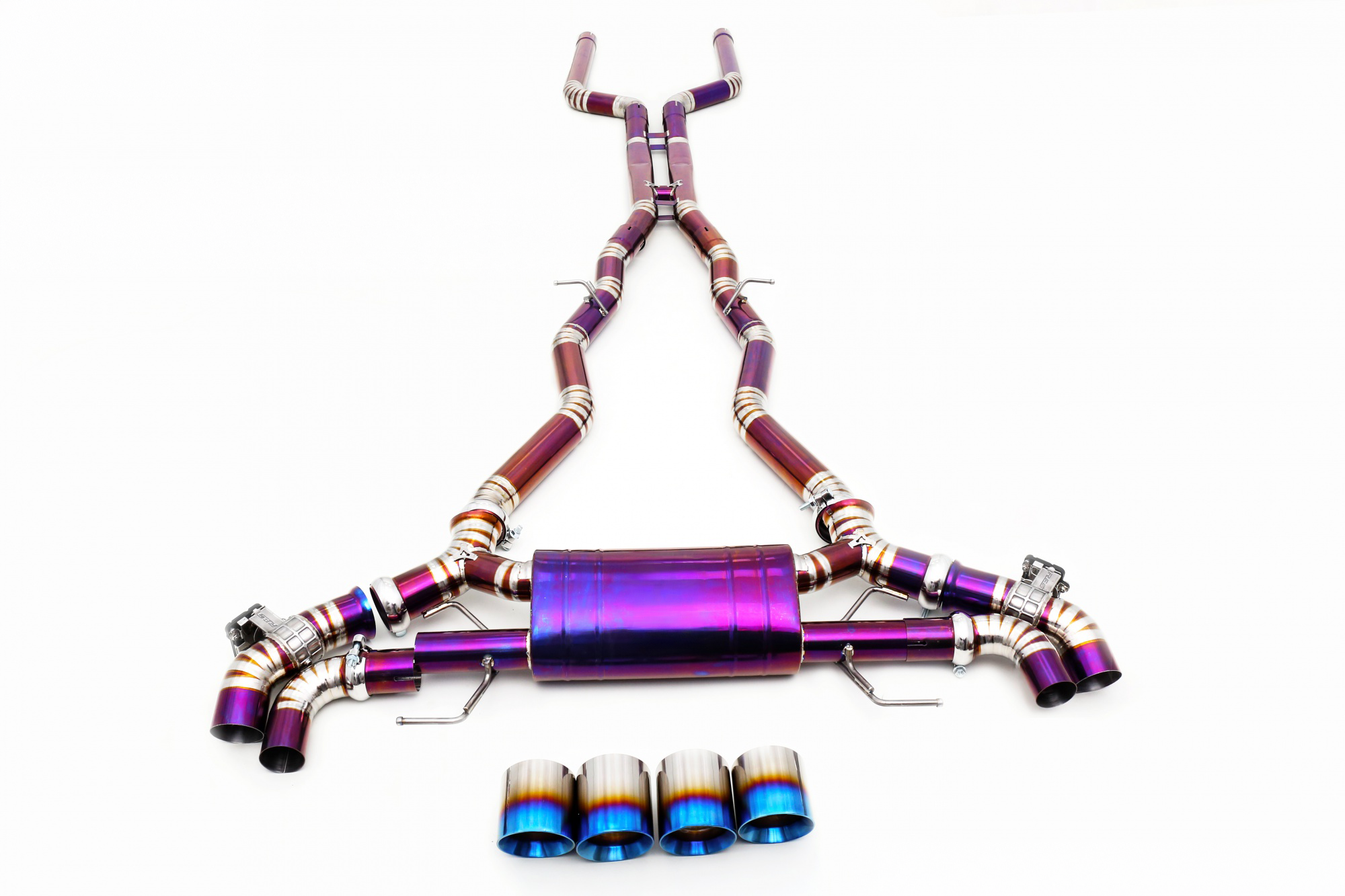 BMW M8 (F91/F93) S63 4.4T 2019-2023 High Performance Valved Titanium Exhaust System