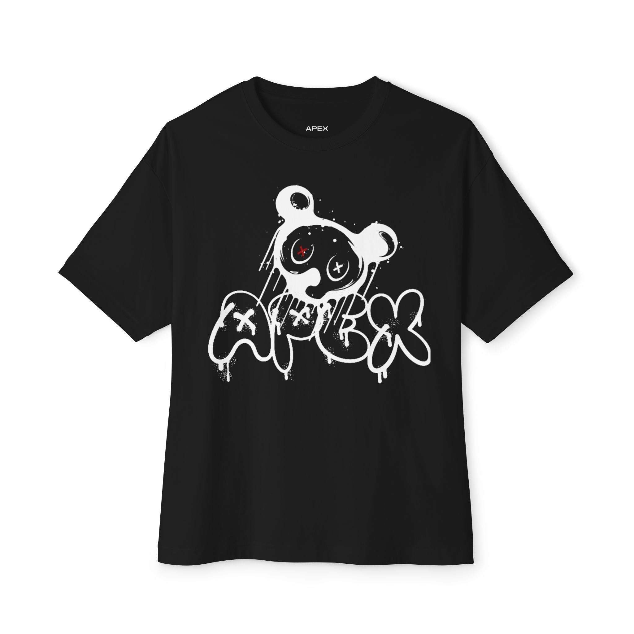 Apex "Bear Back" Oversized Boxy Tee (front side)