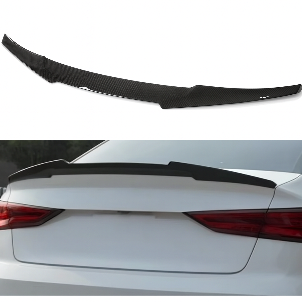 Carbon Fiber Car Rear Trunk Spoiler Wing Audi A3/S3 8V/8Y Sedan