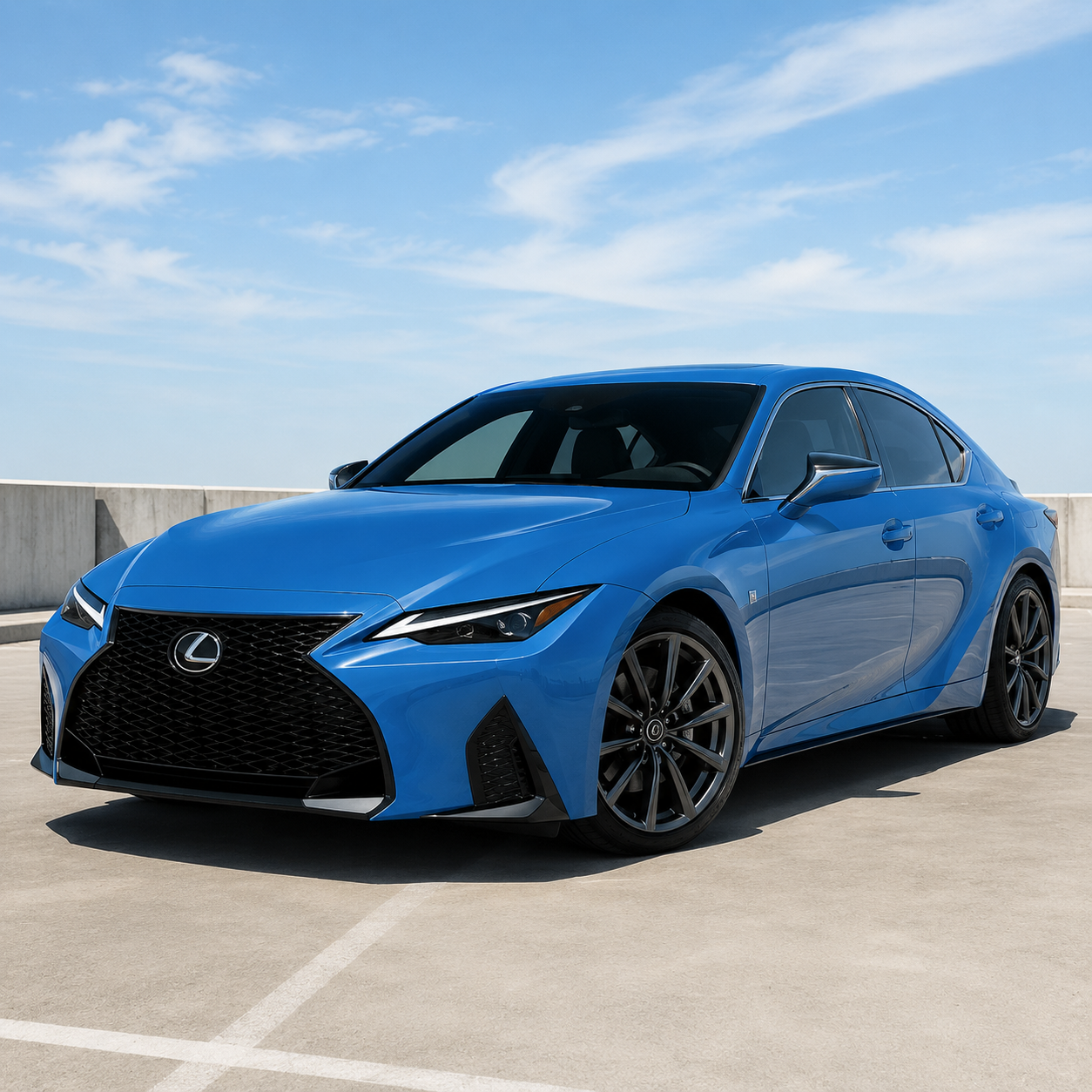 k019 Gloss Tuscan Blue Apex Opulent Color Series Paint Protection Film (PPF)