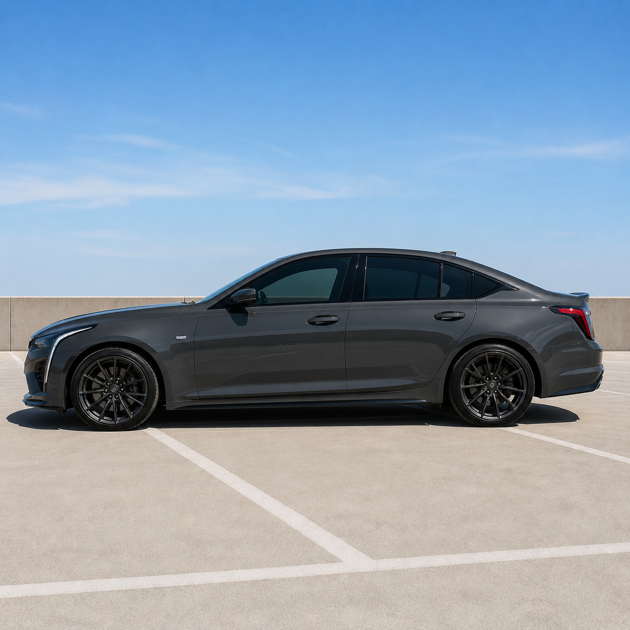 k024 Gloss Nardo Grey Apex Opulent Color Series Paint Protection Film (PPF)