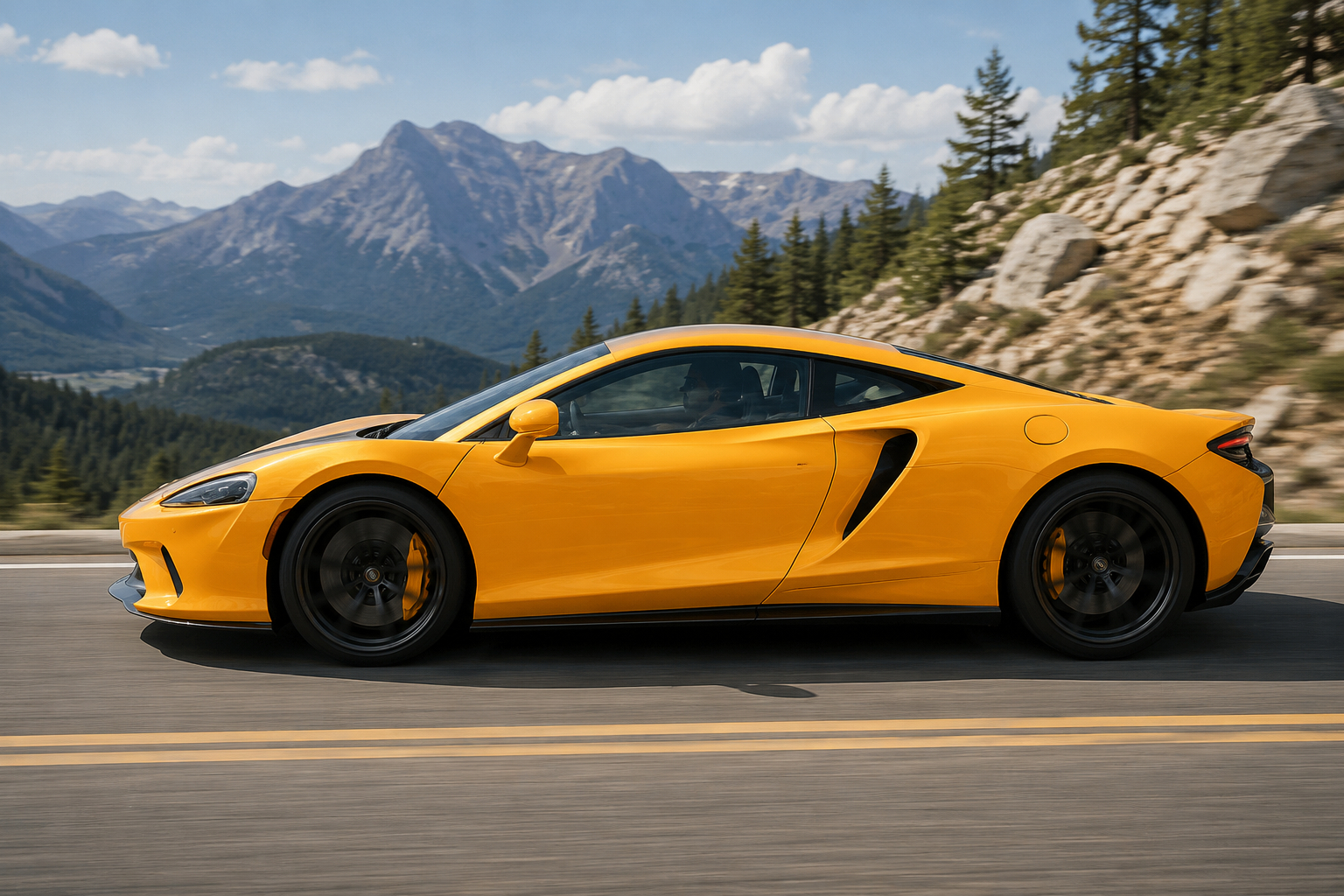 k027 Gloss Mclaren Orange Apex Opulent Color Series Paint Protection Film (PPF)