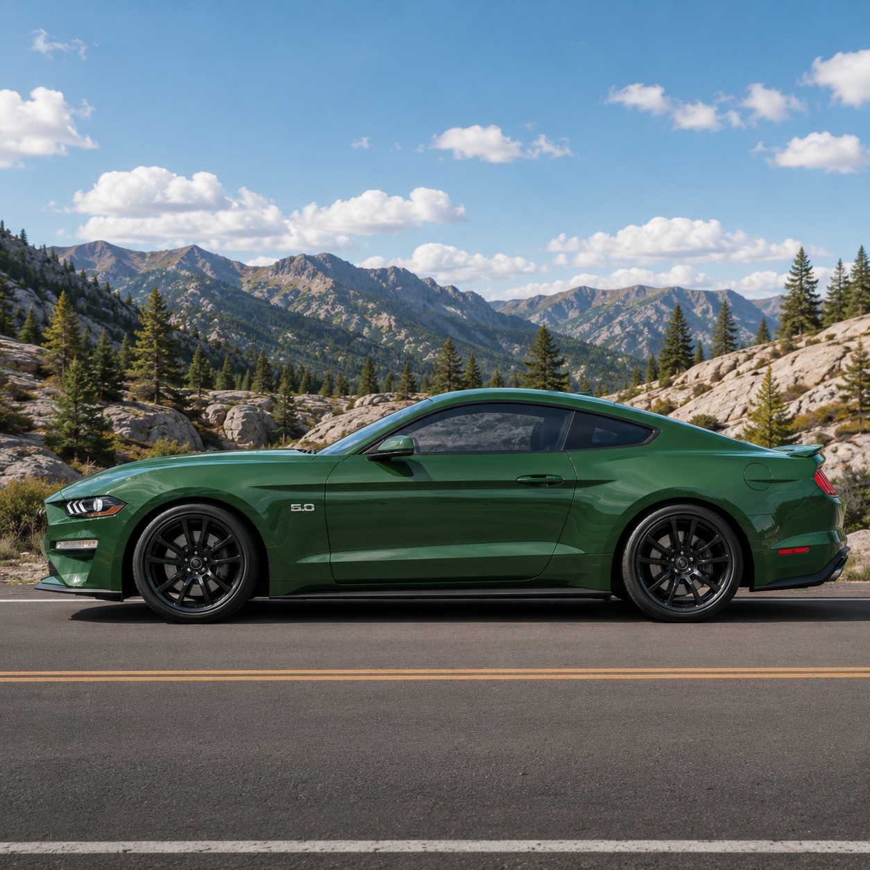 k042 Onium Green Apex Opulent Color Series Paint Protection Film (PPF)