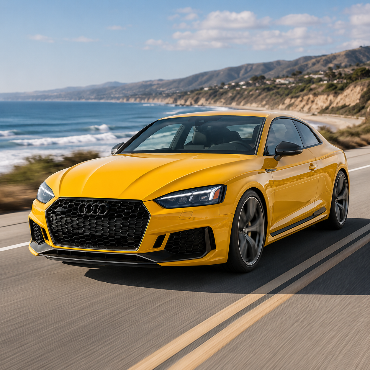 k032 Gloss Sunflower Yellow Apex Opulent Color Series Paint Protection Film (PPF)
