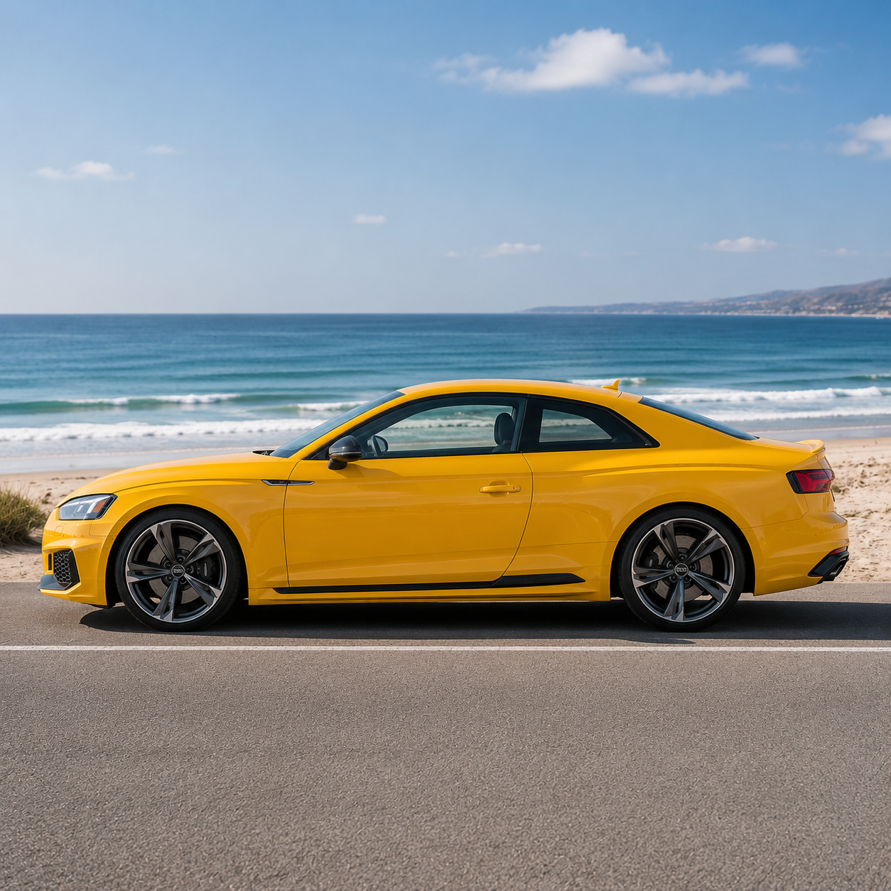 k032 Gloss Sunflower Yellow Apex Opulent Color Series Paint Protection Film (PPF)