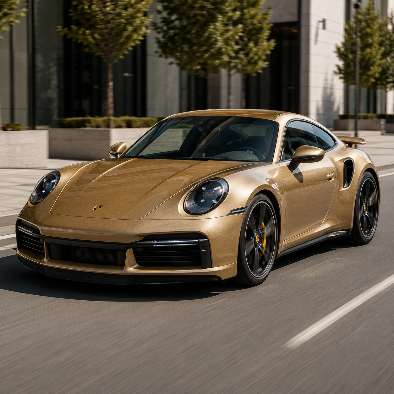 k034 Champagne Gold Apex Opulent Color Series Paint Protection Film (PPF)