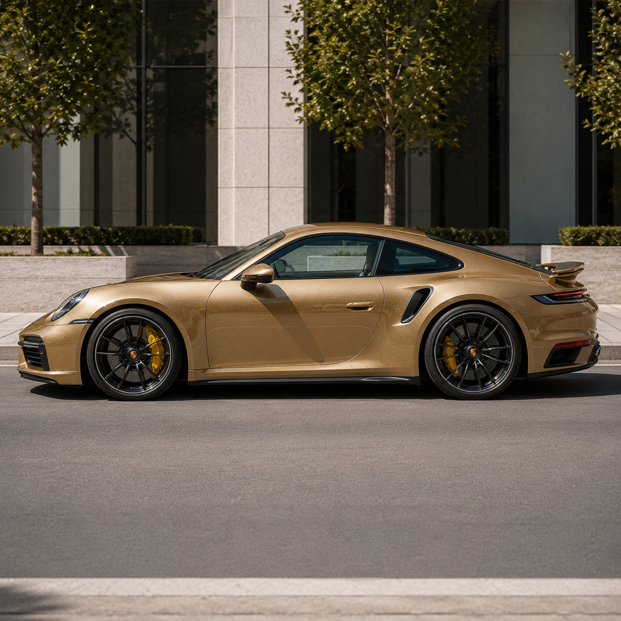 k034 Champagne Gold Apex Opulent Color Series Paint Protection Film (PPF)
