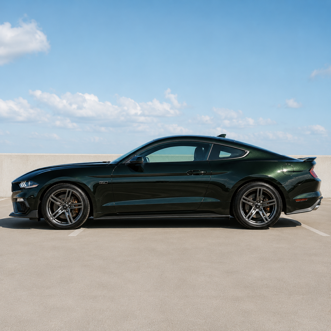 k036 Black Green Apex Opulent Color Series Paint Protection Film (PPF)