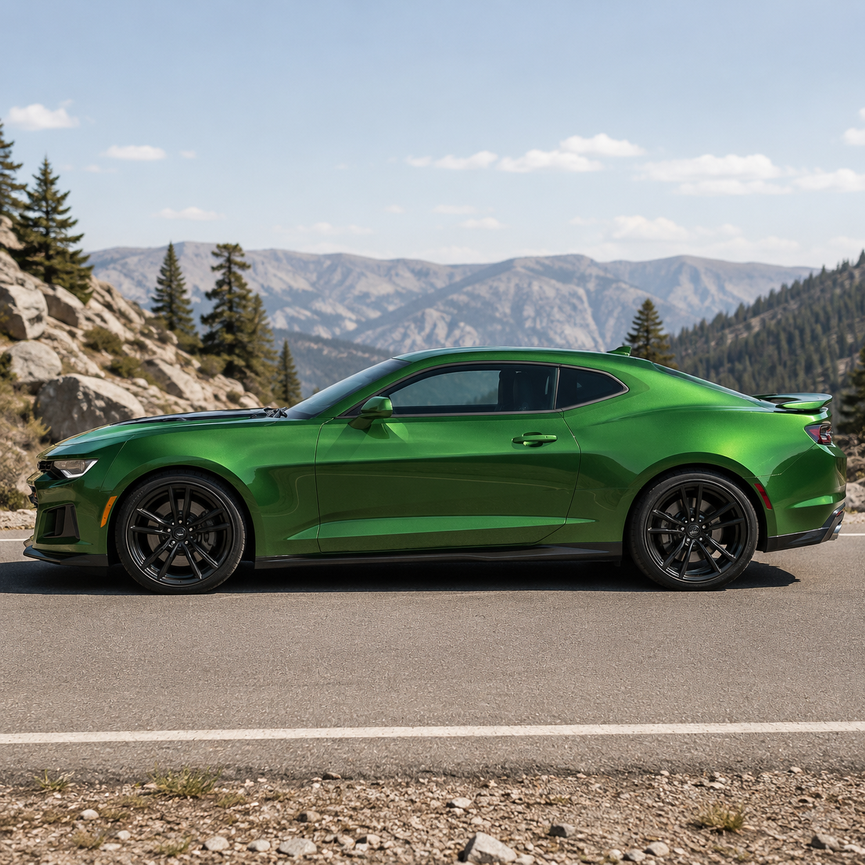 k037 Rainbow Emerald Apex Opulent Color Series Paint Protection Film (PPF)