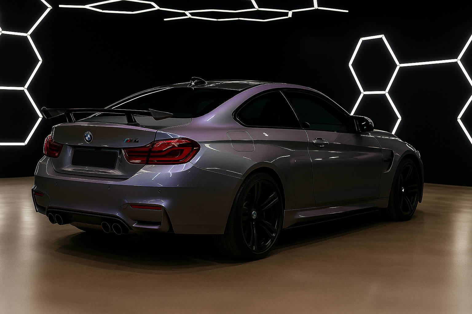 Vortex Grey Purple K002 Magic Candy Flip Grey Purple Apex Opulent Color Series Paint Protection Film (PPF)