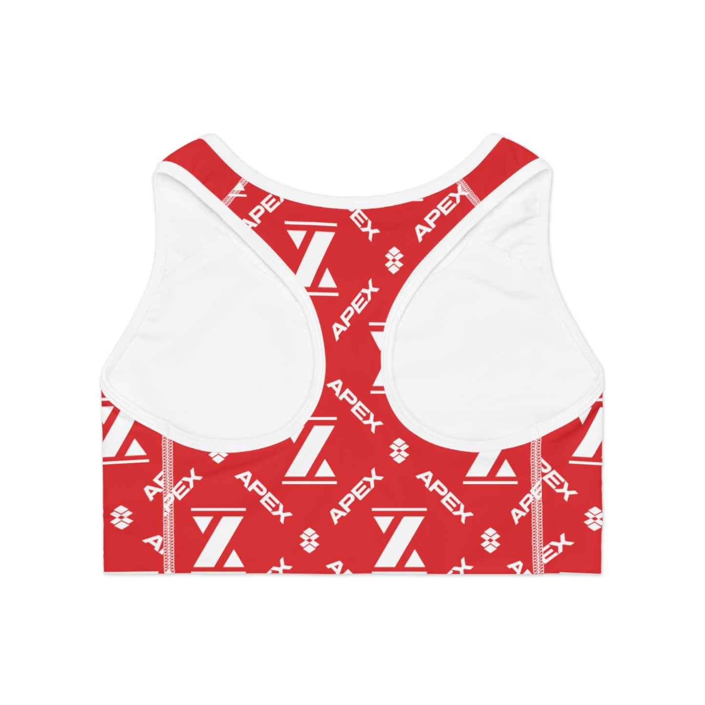 Apex Classic Red Mono Sports Bra