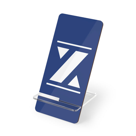Blue Mobile Display Stand