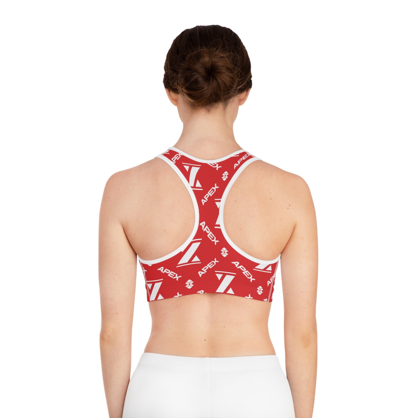 Apex Classic Red Mono Sports Bra