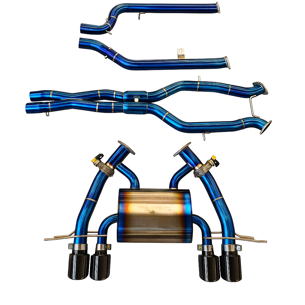 BMW M2 G87 S58 3.0T 2022+ High Performance Valved Titanium Exhaust System (MP Bumper