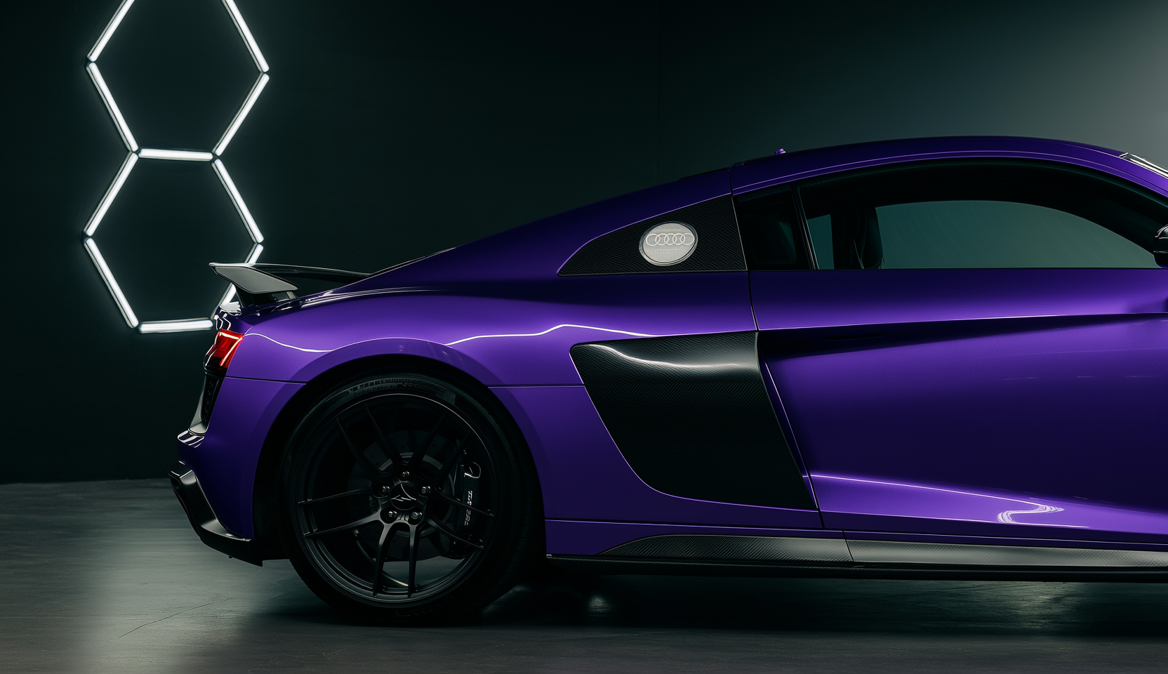 Aurora Violet Apex Opulent Color Series Paint Protection Film (PPF)