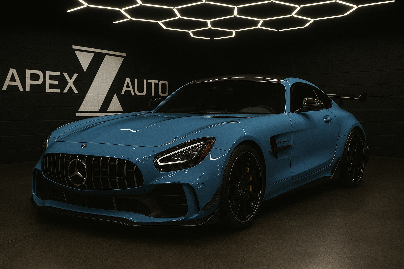k017 Gloss China Blue Apex Opulent Color Series Paint Protection Film (PPF)