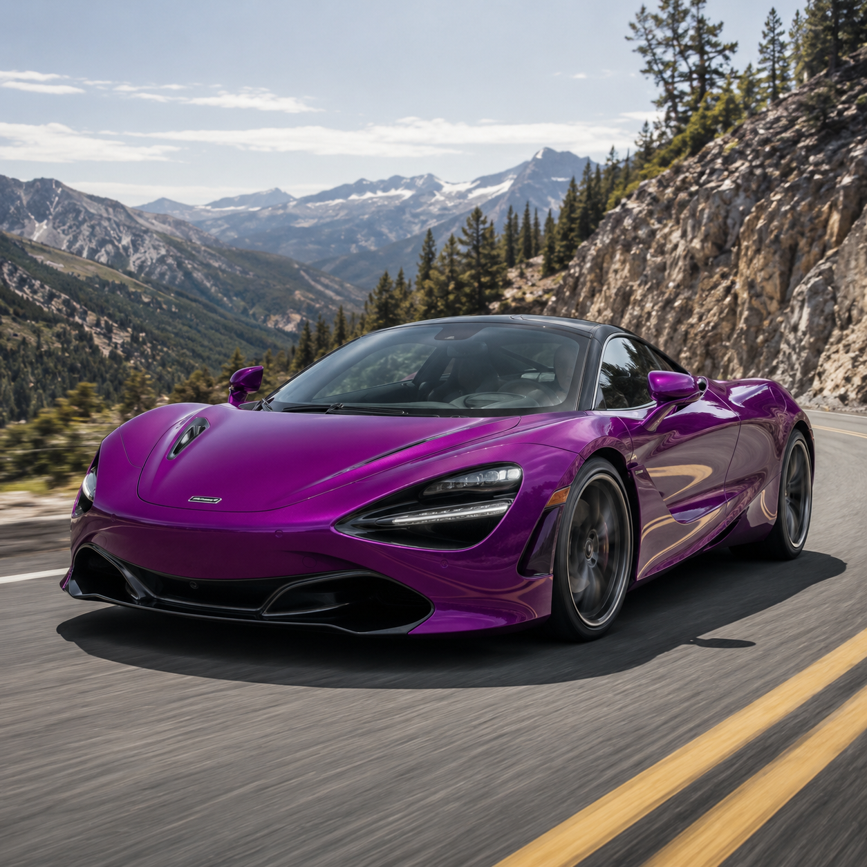 k072 Violet Light Apex Opulent Color Series Paint Protection Film (PPF)