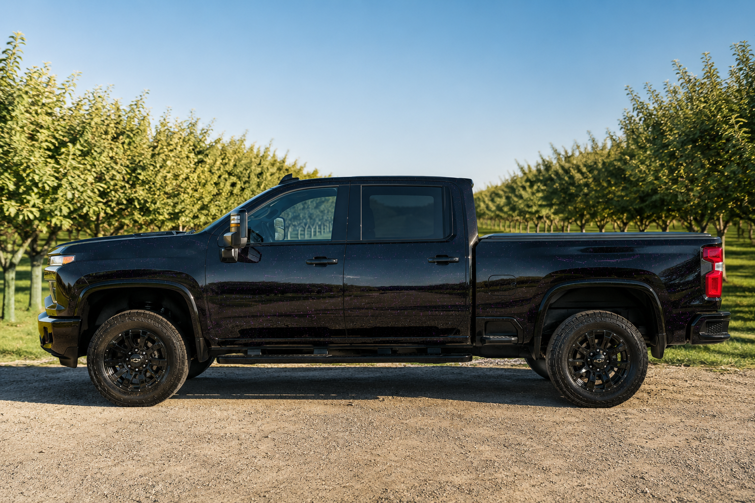 k090 Black Flash Purple Apex Opulent Color Series Paint Protection Film (PPF)