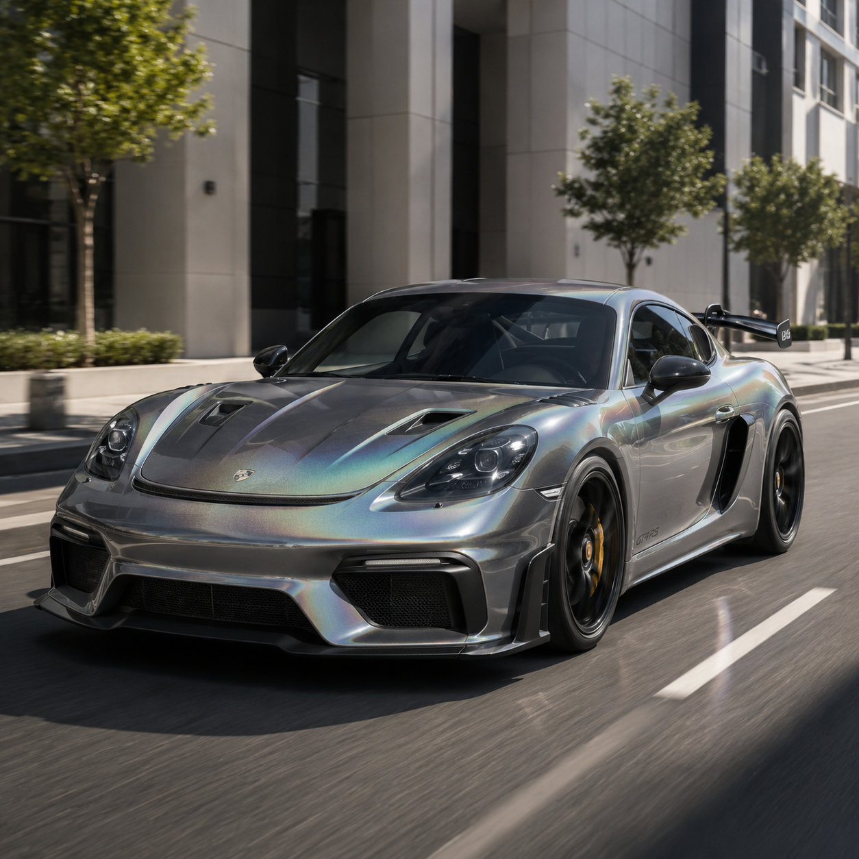 k093 Rainbow Splendid Grey Apex Opulent Color Series Paint Protection Film (PPF)