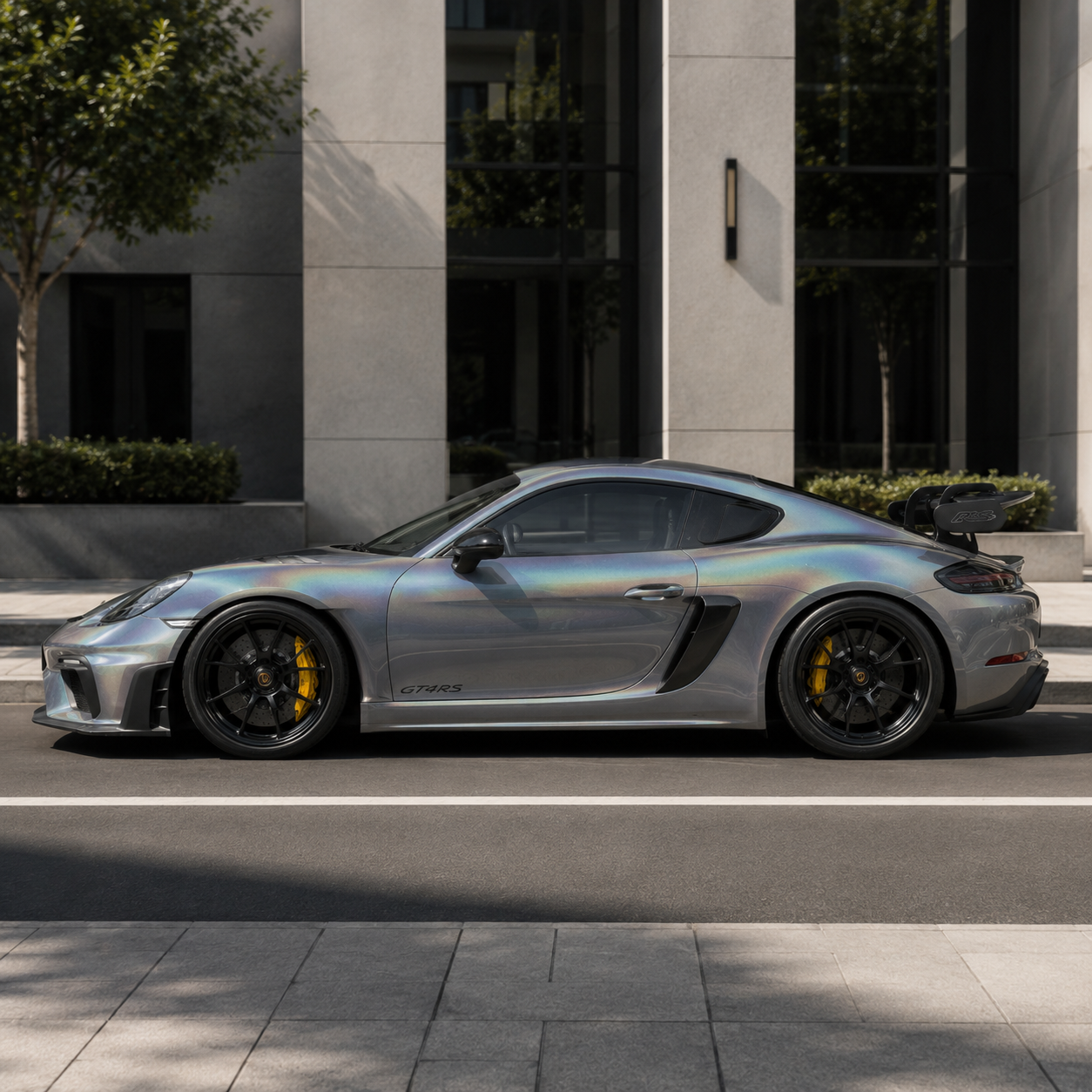 k093 Rainbow Splendid Grey Apex Opulent Color Series Paint Protection Film (PPF)