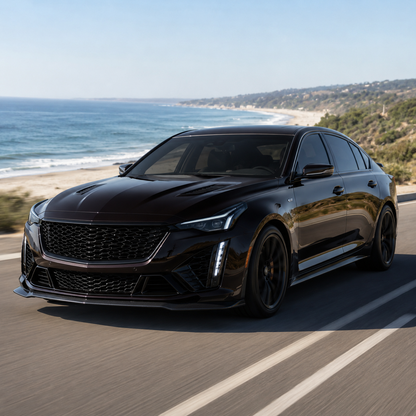 k078 Black Red Apex Opulent Color Series Paint Protection Film (PPF)