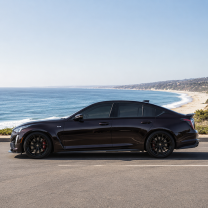 k078 Black Red Apex Opulent Color Series Paint Protection Film (PPF)
