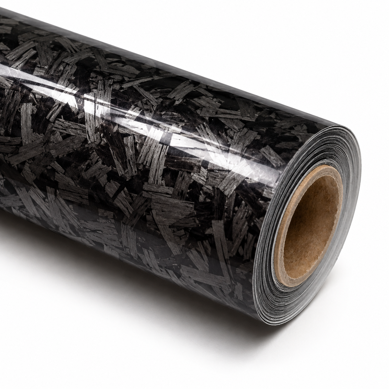 k085 Forged Carbon Silver Apex Opulent Color Series Paint Protection Film (PPF)