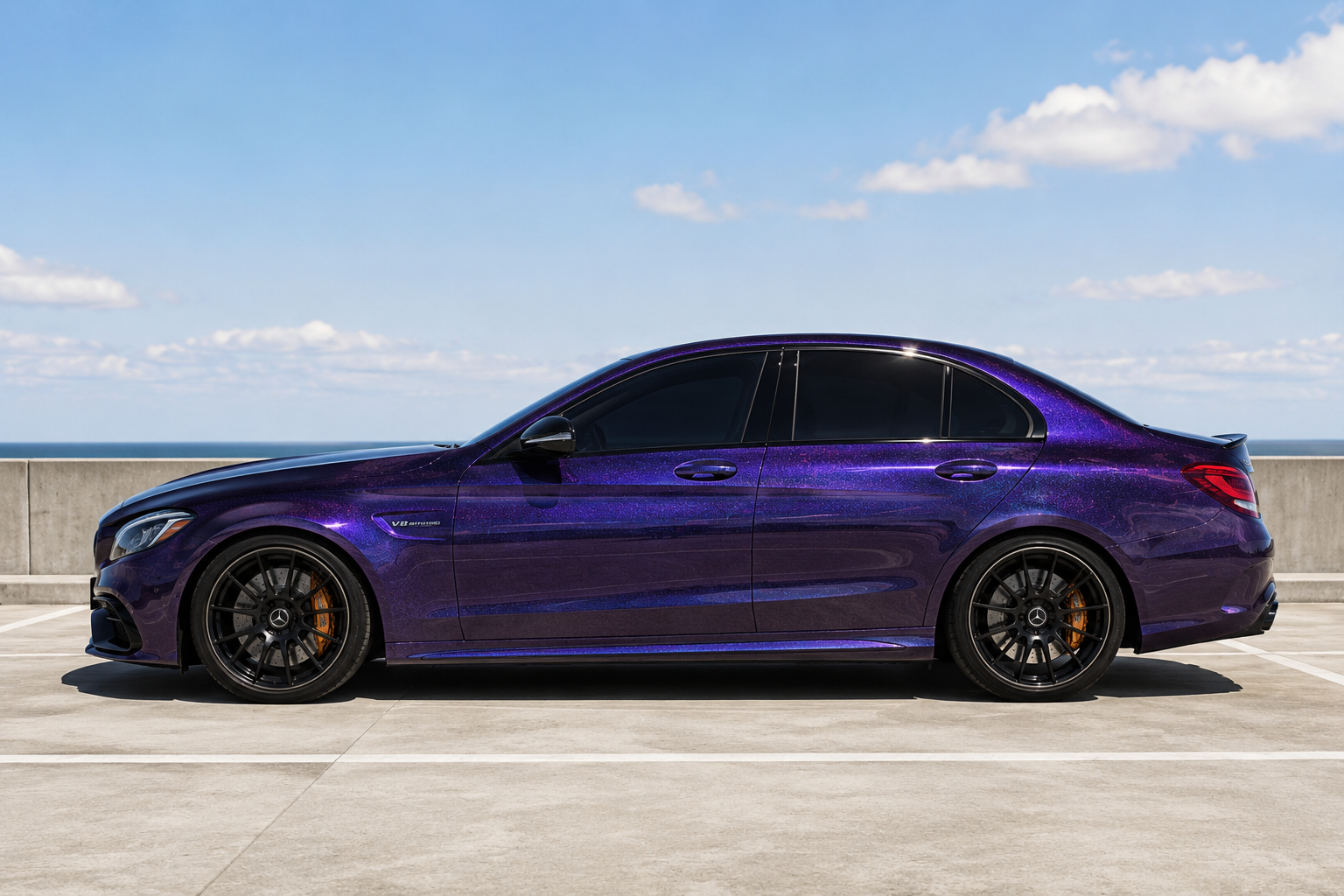 k087 Bluestone Mauve Apex Opulent Color Series Paint Protection Film (PPF)