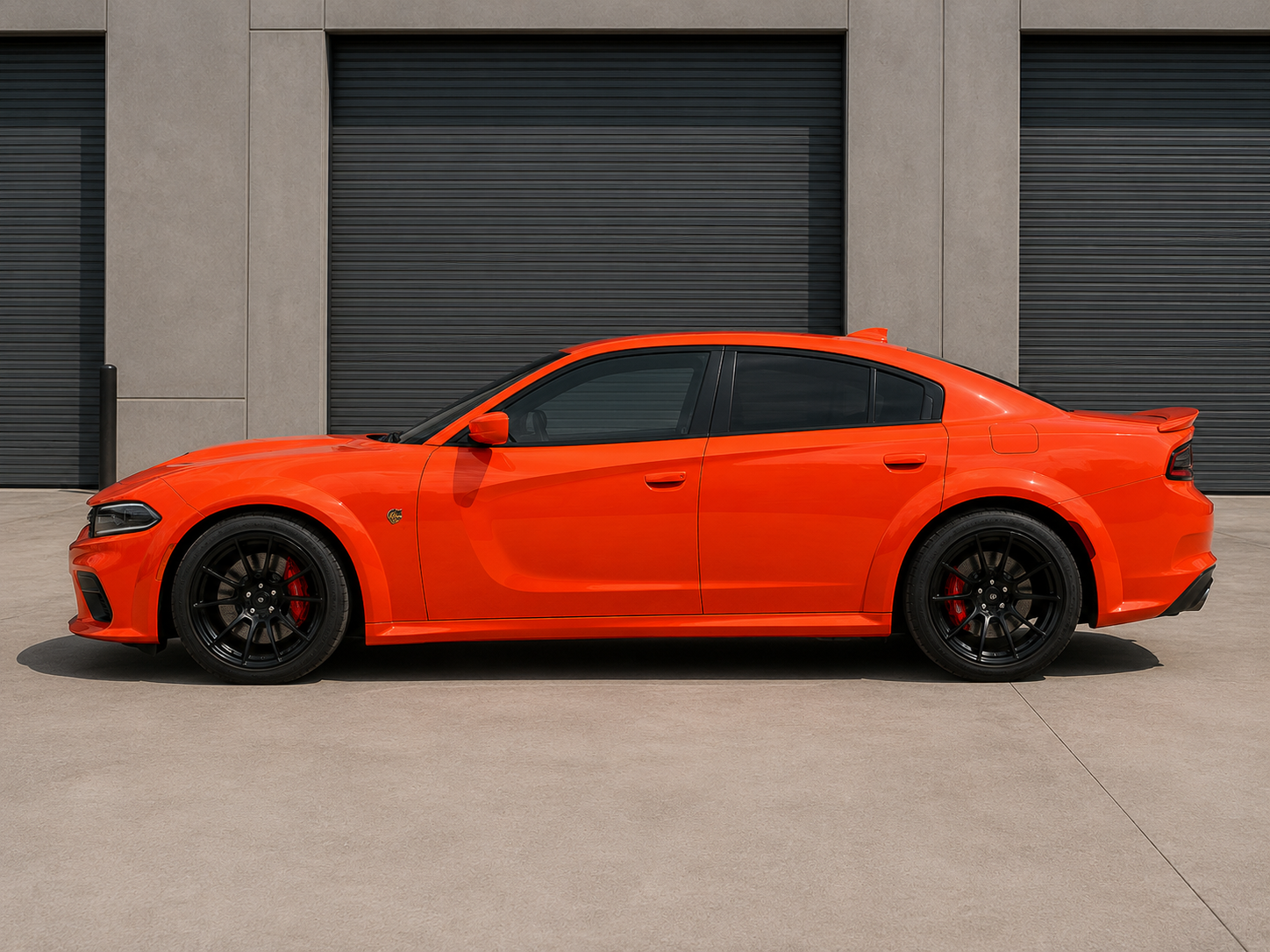 k026 Gloss Lava Orange Apex Opulent Color Series Paint Protection Film (PPF)