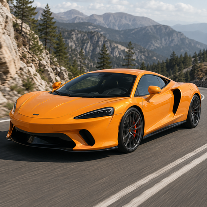 k027 Gloss Mclaren Orange Apex Opulent Color Series Paint Protection Film (PPF)