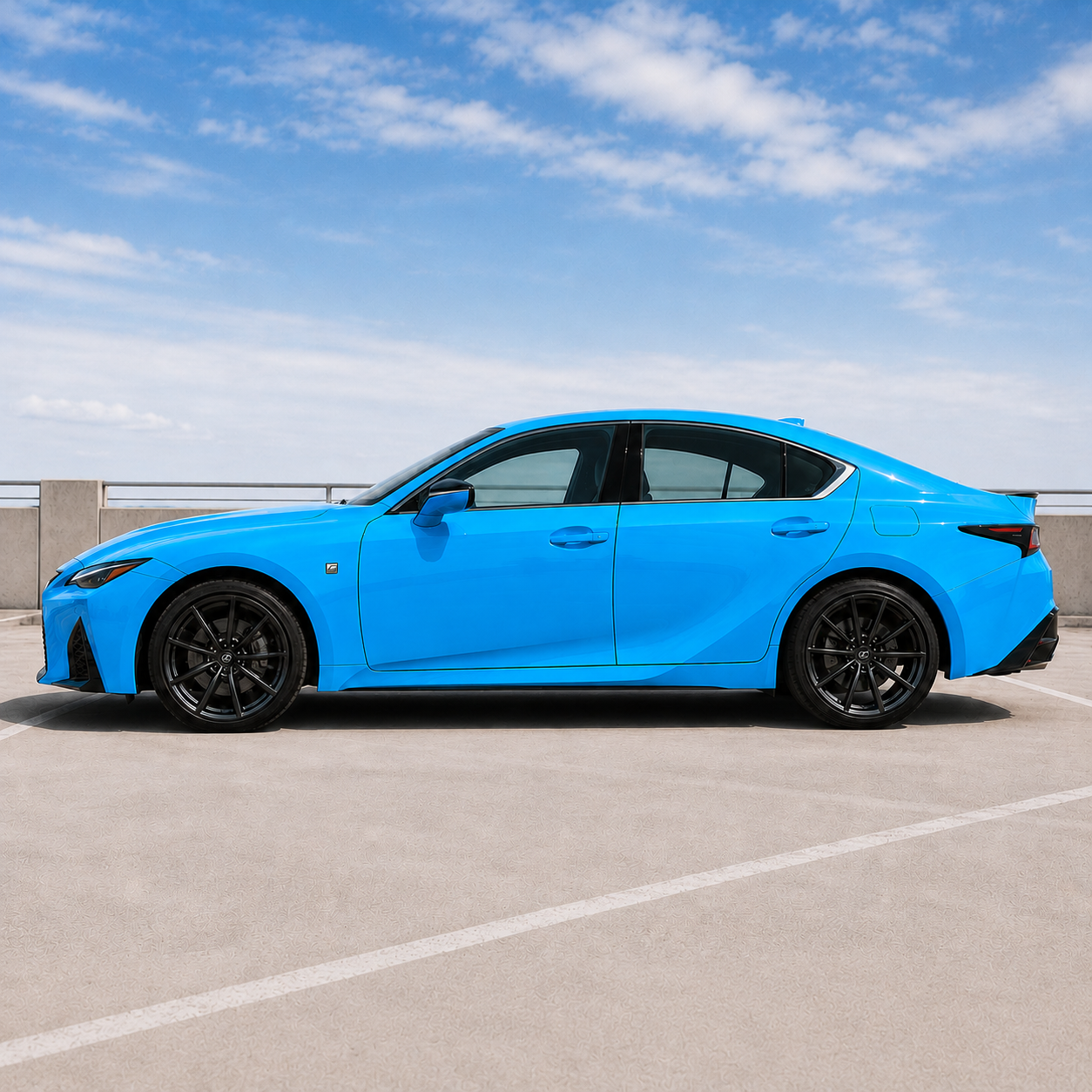k020 Gloss Miami Blue Apex Opulent Color Series Paint Protection Film (PPF)