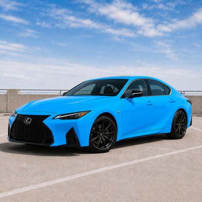 k020 Gloss Miami Blue Apex Opulent Color Series Paint Protection Film (PPF)