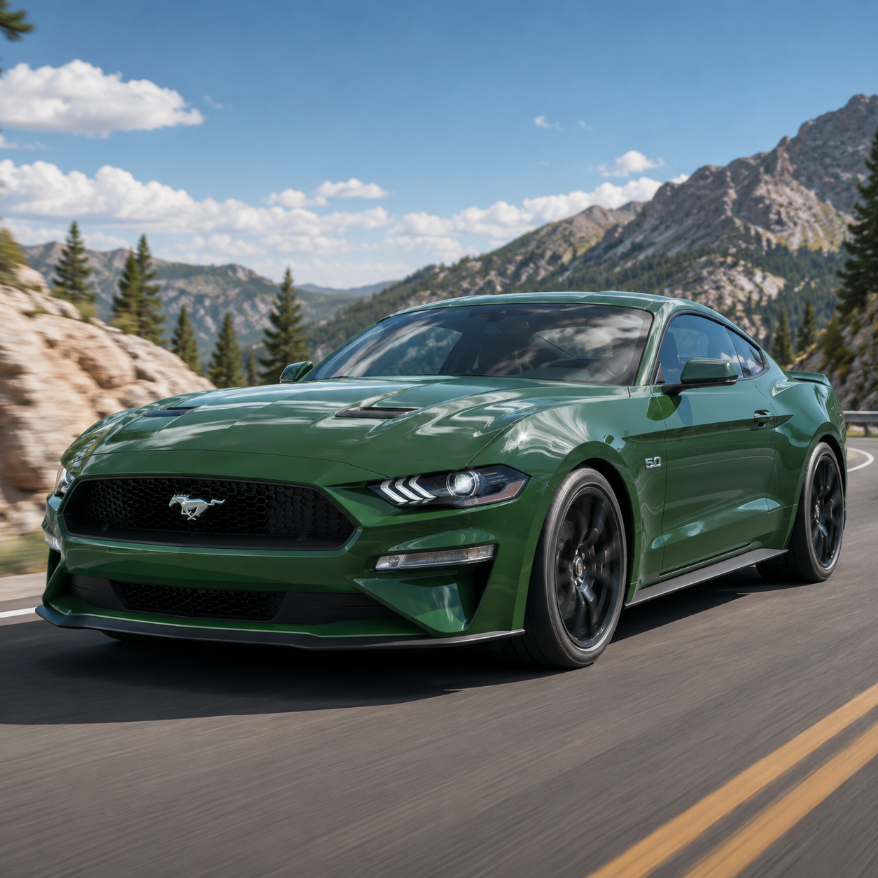 k042 Onium Green Apex Opulent Color Series Paint Protection Film (PPF)