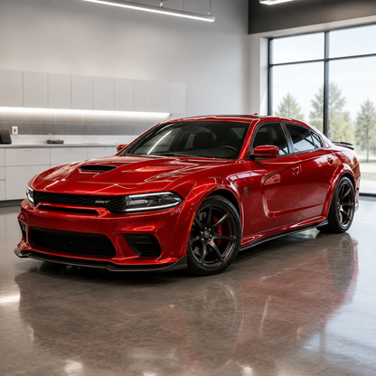 k033 Liquid Metal Red Apex Opulent Color Series Paint Protection Film (PPF)