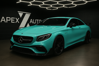 k018 Gloss Tiffany Blue Apex Opulent Color Series Paint Protection Film (PPF)