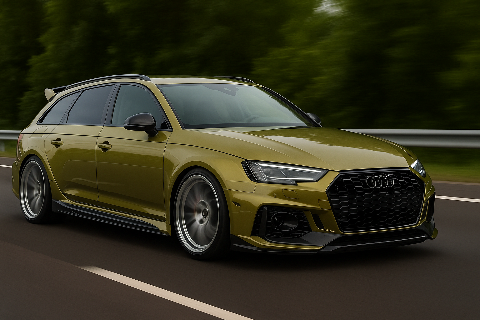 k015 Gloss Combat Green Apex Opulent Color Series Paint Protection Film (PPF)