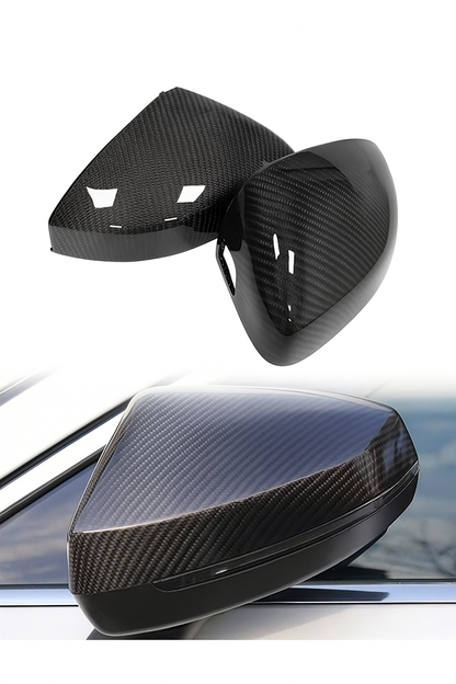 Audi 8V Carbon Fiber Side Mirror Covers (A3/S3/RS3 2014-2017)