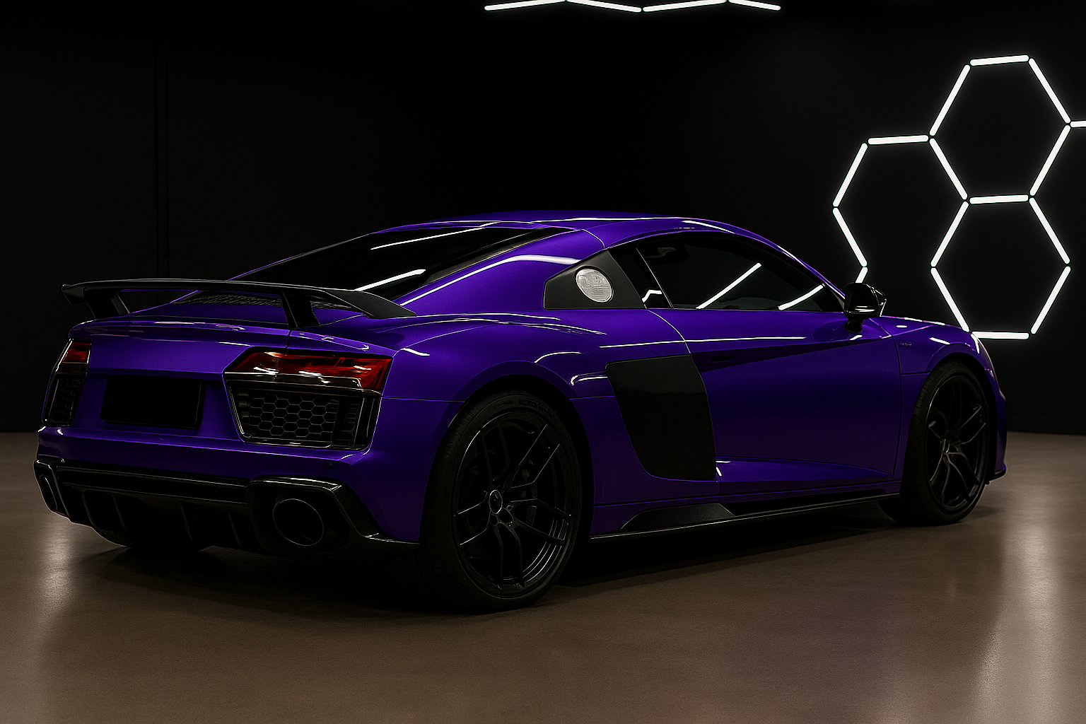 Aurora Violet Apex Opulent Color Series Paint Protection Film (PPF)