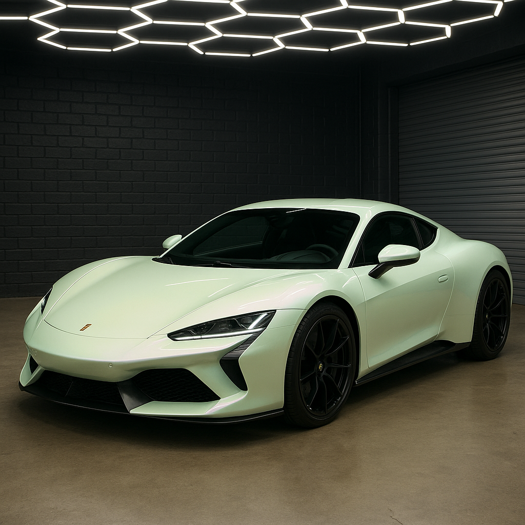 k005 Cream Red White Pearlescent Apex Opulent Color Series Paint Protection Film (PPF)