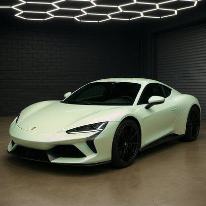 k005 Cream Red White Pearlescent Apex Opulent Color Series Paint Protection Film (PPF)