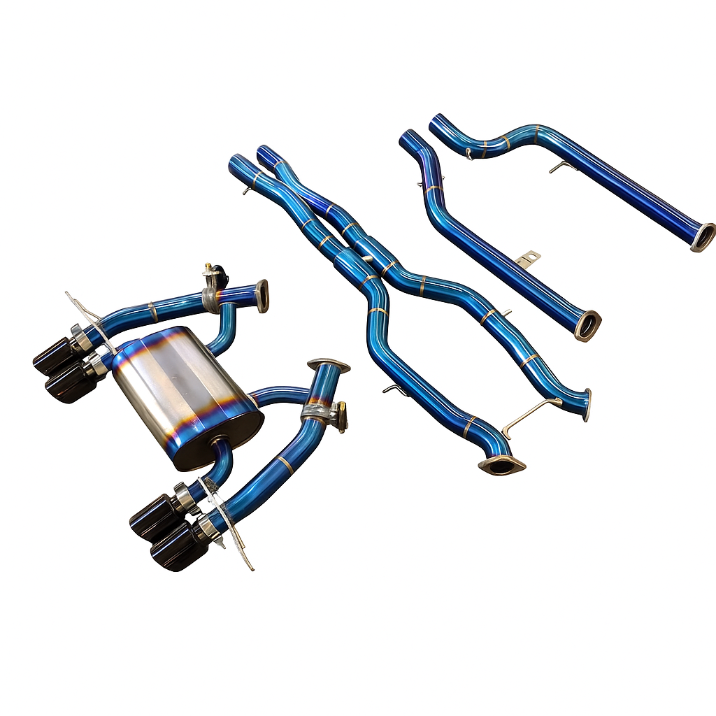 BMW M2 G87 S58 3.0T 2022+ High Performance Valved Titanium Exhaust System (MP Bumper