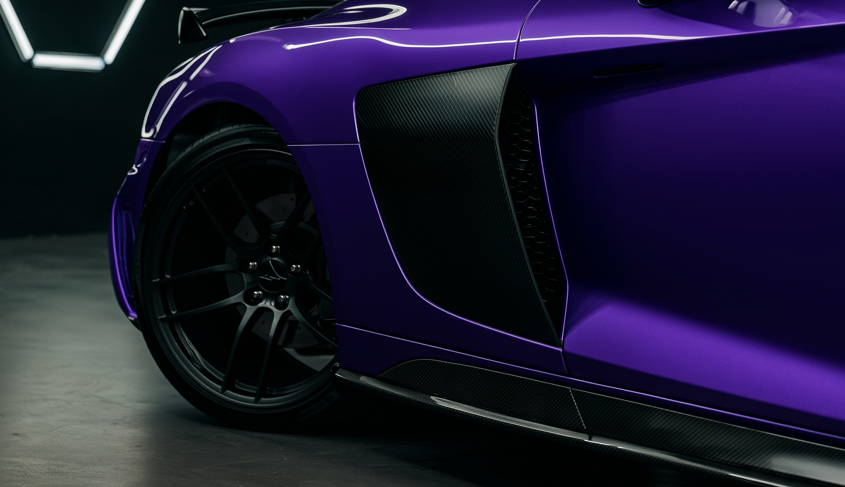 Aurora Violet Apex Opulent Color Series Paint Protection Film (PPF)
